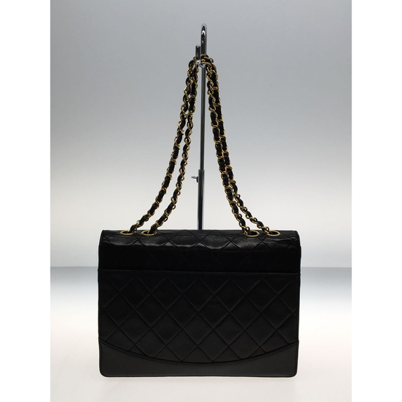 Chanel Lamb Leather Chain Shoulder Bag Black - Picture 4 of 6